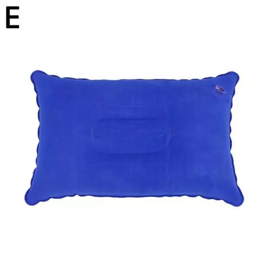 Double Sided Inflatable Pillow Soft Sleep Mat Collapsible Cushion Camping Travel