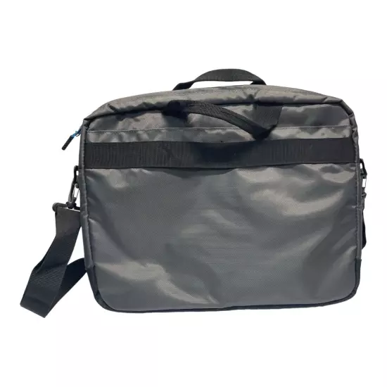 Dell 17” Laptop Tablet Carrying Bag W/Shoulder Strap Multi Pockets Gray Black