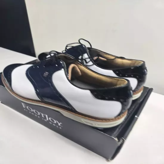 FootJoy Mens Dryjoys Premiere Series Golf Shoes Blue White Black 54323 Sz 13 New