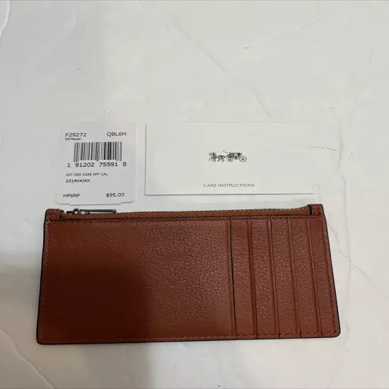 Coach’s ZIP Card Case SPT CAL F29272 QB/Pepper 231904JAX QBL6H