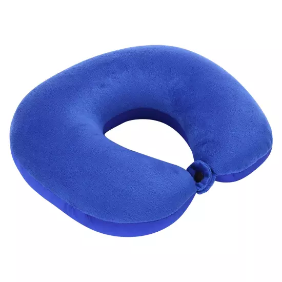 U Neck Blow-up Pillow Flight Support Cushion Shaped Travel Sleep Head Neck Rest