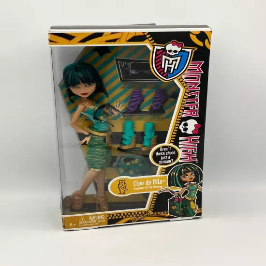 Monster High Cleo de Nile Daughter of the Mummy 2013 Rare NEW in box