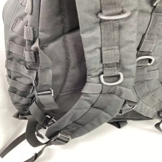 Outdoor Tactical Military Style Black Backpack Molle Hiking Laptop Travel Bag