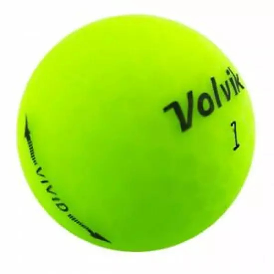 60 (5 DZ) VOLVIK VIVID MATTE GREEN GOLF BALLS TRUE MINT AAAAA NO PEN MARKS