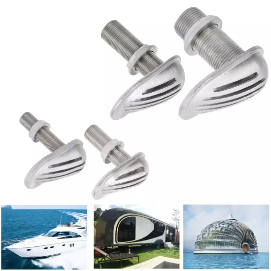 MJS023 Stainless Steel 316 Marine Boat Intake Strainer ThruHull Water Pickup