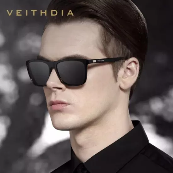 VEITHDIA HD Polarized Photochromic Sunglasses Men Aluminum Sport Driving Glasses