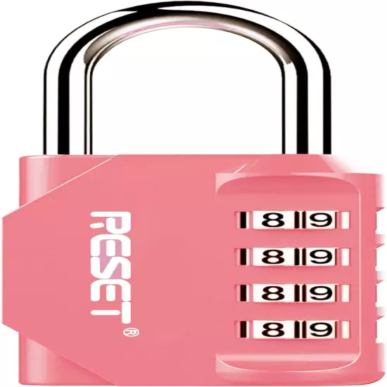 -060 4 Digit Combination Lock Outdoor Padlock for School Gym Sports Locker Fence