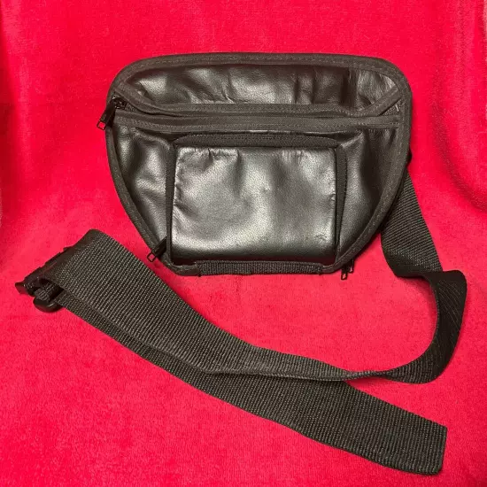 Ace Case Co. Fanny Pack, Black Conceal Carry 3 Different Compartments