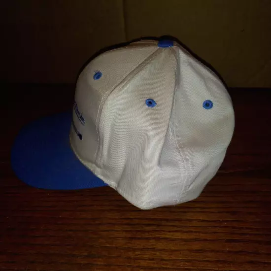 Vintage Underground Pipeline & Valve Inc Cap Hat Trucker White Blue Adjustable