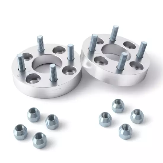 2pc | 25mm (1 inch) Wheel Spacers | 4x101 or 4x101.6 Bolt Pattern | Golf Cart