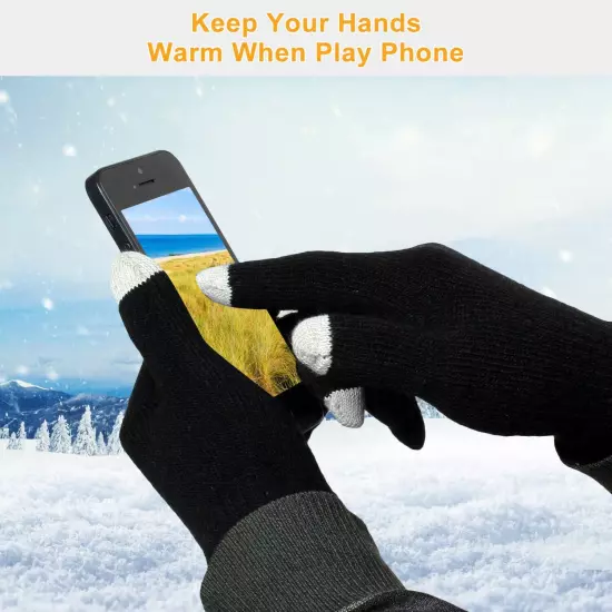 Ski Gloves Winter Warm Full Finger Touch Screen Mitten Snow Snowboarding Unisex