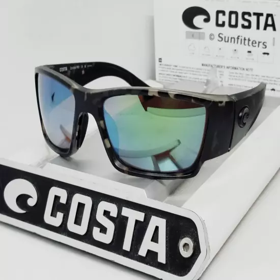 COSTA DEL MAR wetlands/green mirror CORBINA PRO polarized 580G sunglasses NEW!