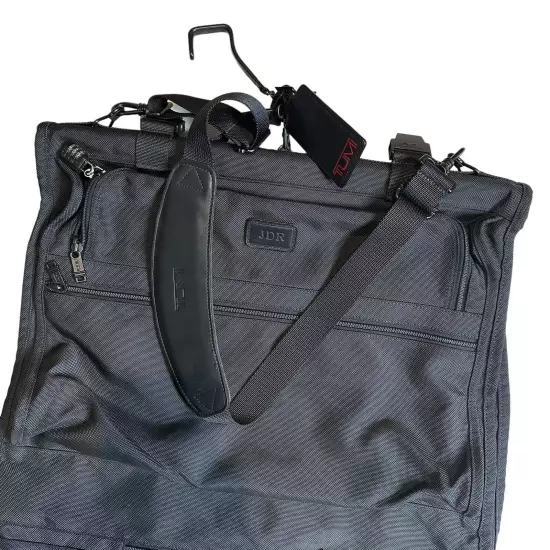 Tumi Trifold Black Garment Bag Carry On With Lock Travel Bag Unisex Adult