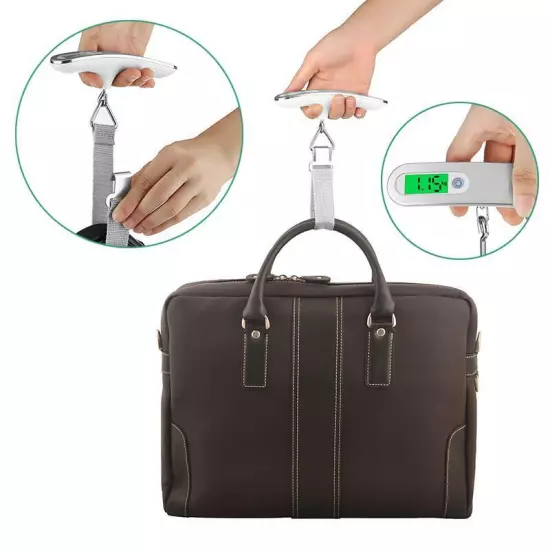 Portable Lcd Digital Hanging Scale Luggage Suitcase Baggage Weight Travel Scales