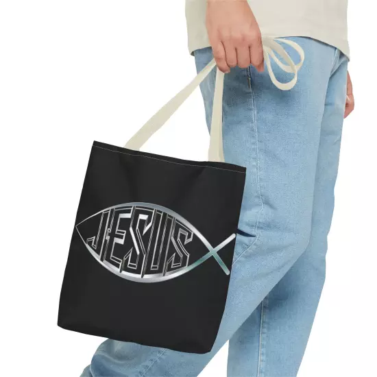 Tote Bag (AOP) - Jesus Fish