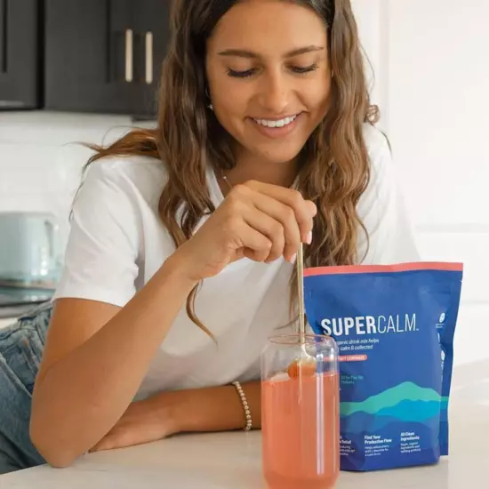 Supercalm$Powdered Drink Mix Supplements for Relaxation & Focus No Sugar NonGMO/