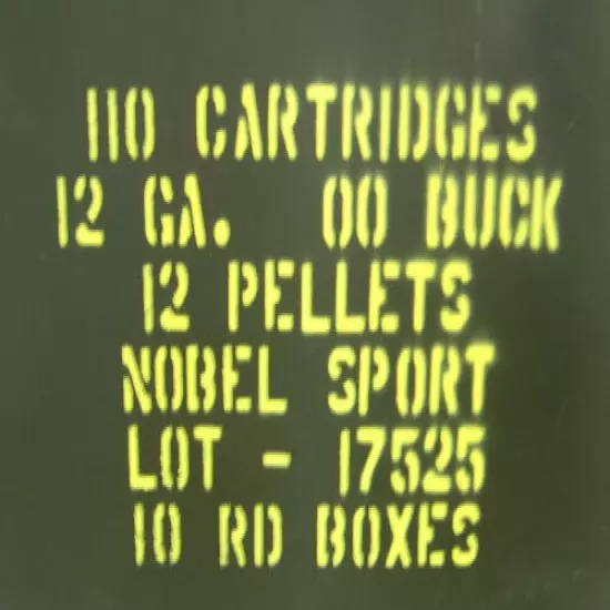 .50 BMG Custom Ammo Can Stencil