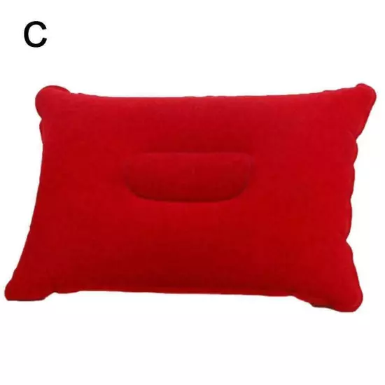 Inflatable Camping Pillow Blow Up Festival Outdoors Cushion HOT Q7I7 F7G8