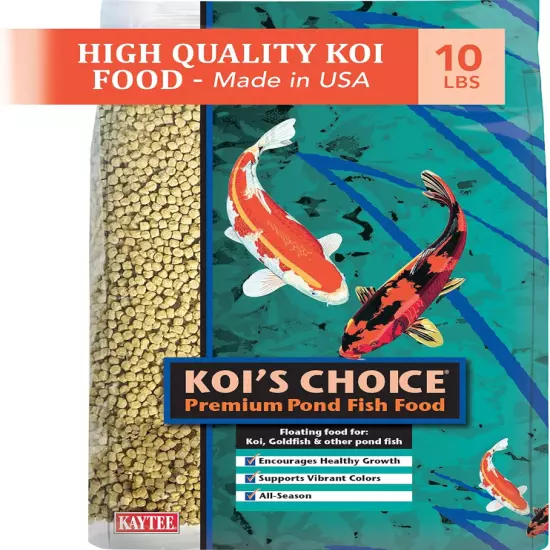 Koi'S Choice Koi Floating Fish Food, 10 Pound