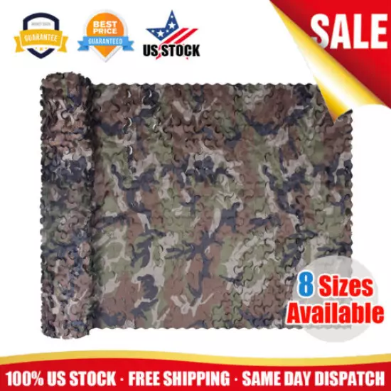 Military Camouflage Camo Netting Hunting Camping Army Net Woodland Shooting Hide