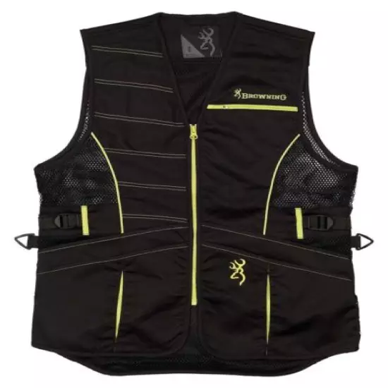 Browning Women's Ace Shooting Vest-Black/Volt