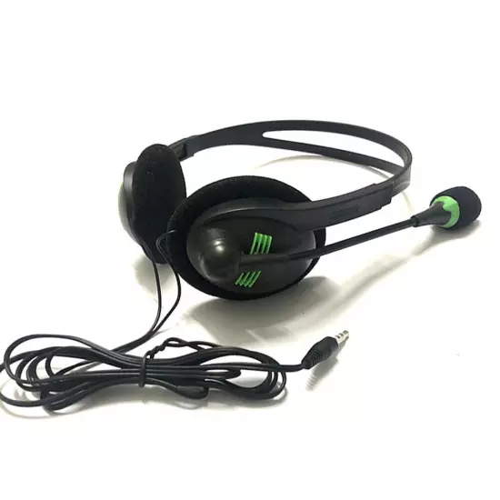 USB Headset with Microphone Computer Headphones for Laptop PC Call Center Work