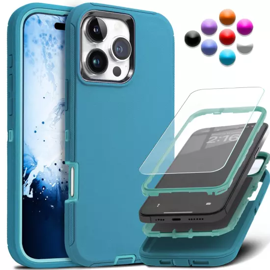 Shockproof Heavy Duty Case For iPhone 16 15 14 Plus 13 12 11 Pro Max Rug Cover