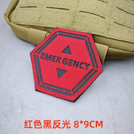 New Age Gospel NERV NERV EVA Nylon Reflective Morale Patch Tactical Anime Badge