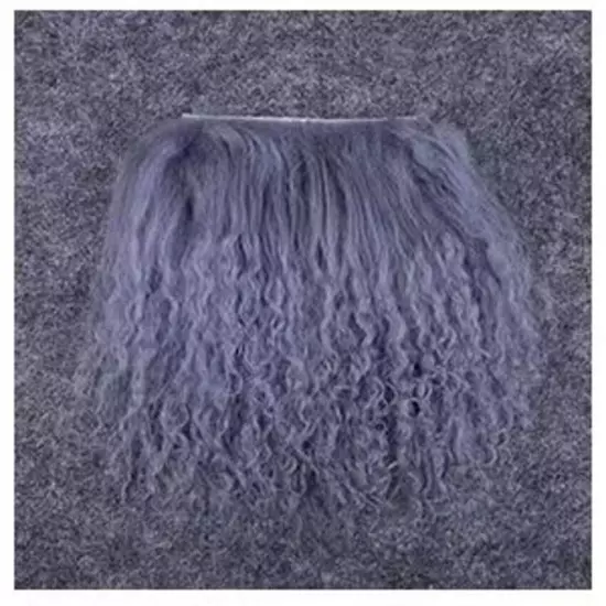 2x4" Tibetan Lamb Mohair for Doll Wigs Mongolian Curly Fur Hair Reroot Doll Hair