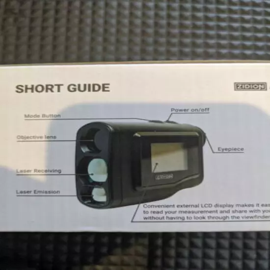 G600 Golf Rangefinder - Laser Range Finder with Slope Compensation Technology -