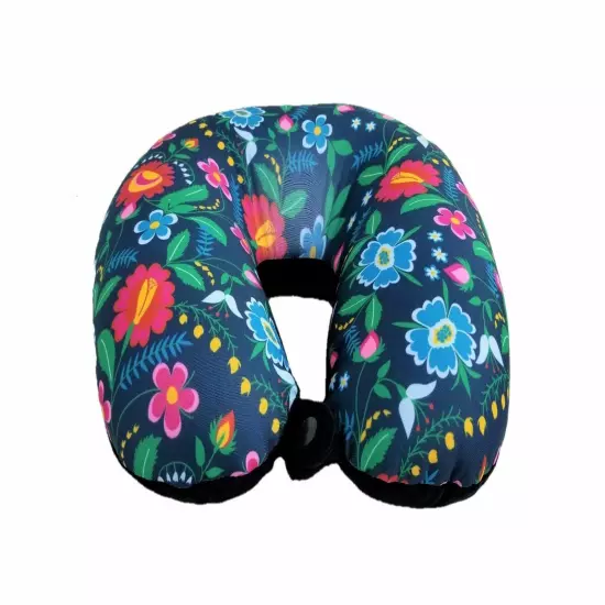 Colorful U Shaped Travel Pillow Neck Support Head Rest Airplane Sleep Cushion