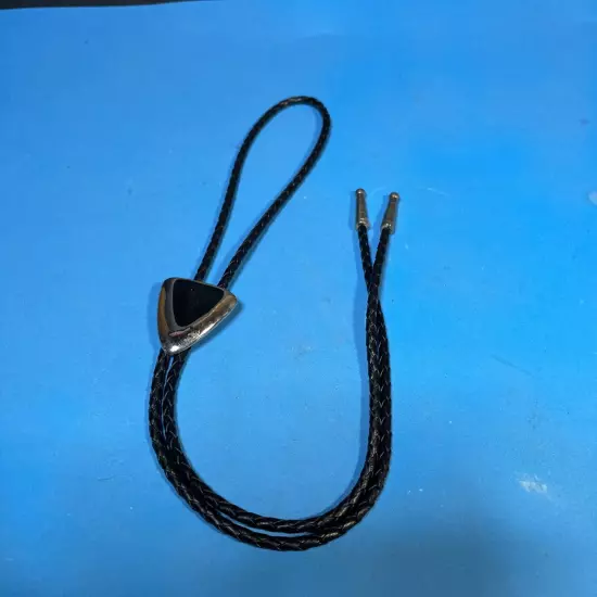 BOLO TIE, BLACK &SILVER COLORED Bolo Tie