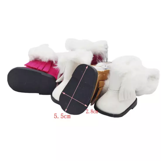 Snow boots made for 14.5'' American Girl Wellie Wishers Doll winter shoes