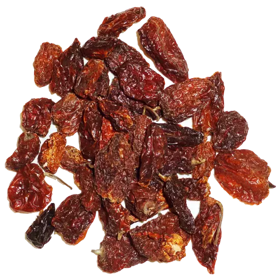 Dried Chili Habanero Pepper / WT: 1 OZ, 4 OZ, 8 OZ, 1 LB, 2 LBS, 5 LBS, 10 LBS