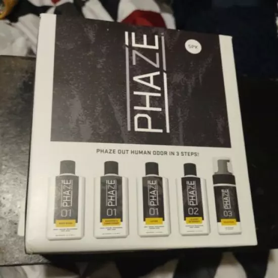 PhaZe Body Odor System 5 Pack #1 Deer Hunter's Scent Elimination & Scent Control