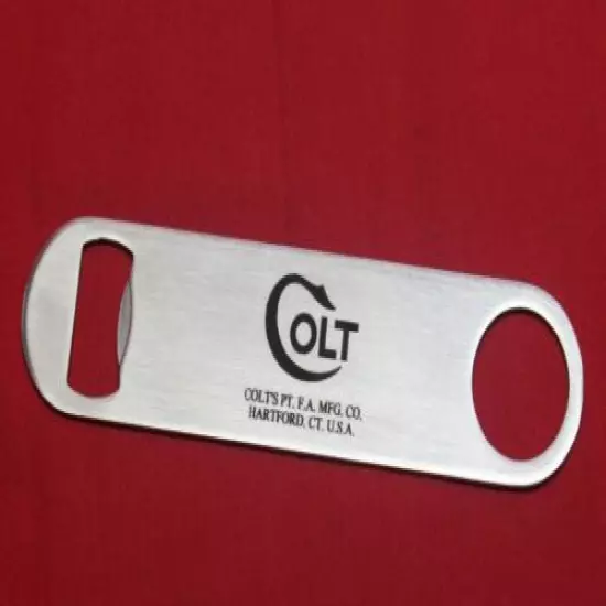 Colt Firearms Bar Stainless Steel Bottle Opener 