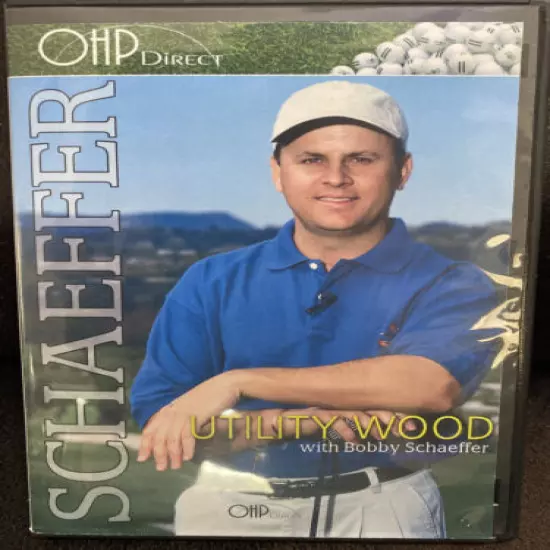 OHP Bobby Schaeffer Utility Wood Golf Pro Training Lessons Rare BONUS CD & DVD