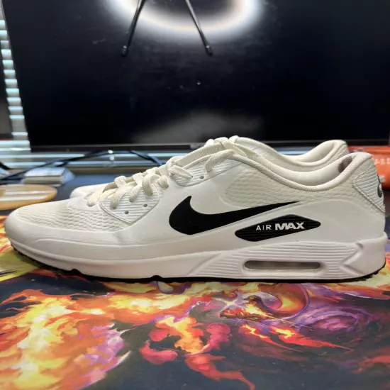 Size-11 NIKE AIR MAX 90 G "Spike less GOLF CLEATS WHITE