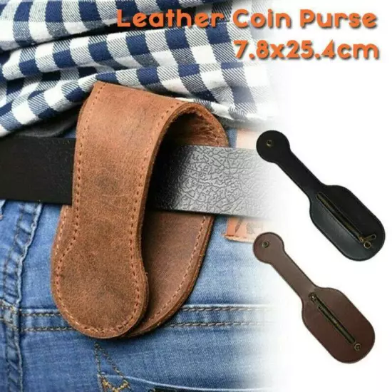 Coin Purse Belt Travel Wallet Pouch Phone Leather Multi-Tool Money Holder