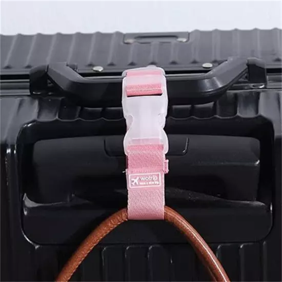 7PCS Luggage Carrying Clip Buckle, Add A Bag Luggage Straps for Suitcases