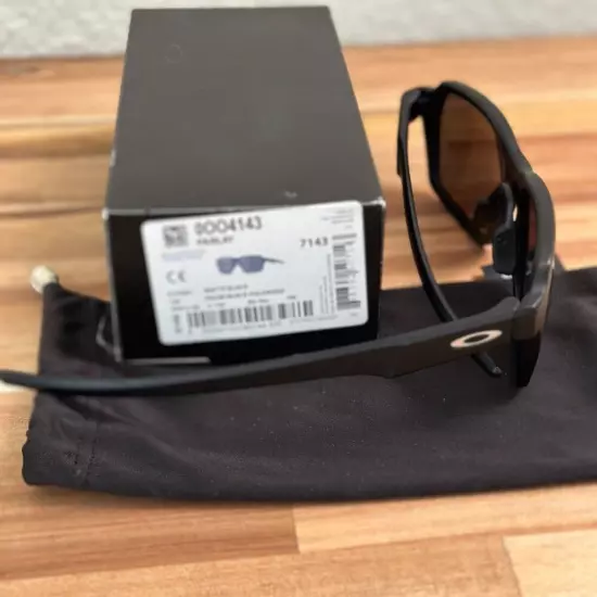 OAKLEY PARLAY OO4143 Matte Black / Prizm Black Polarized 58mm Sunglasses