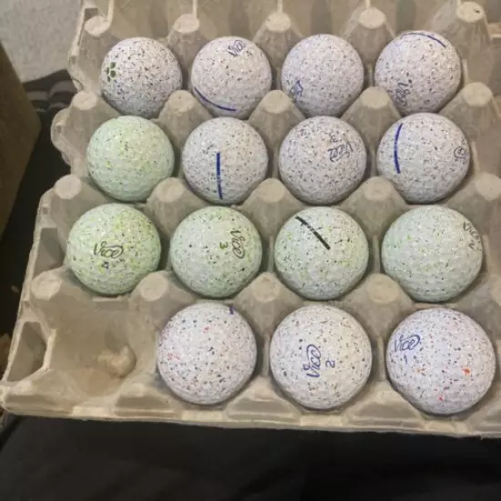 15 Used Vice Pro Soft Drip Spackle Golf Balls-AAAAA