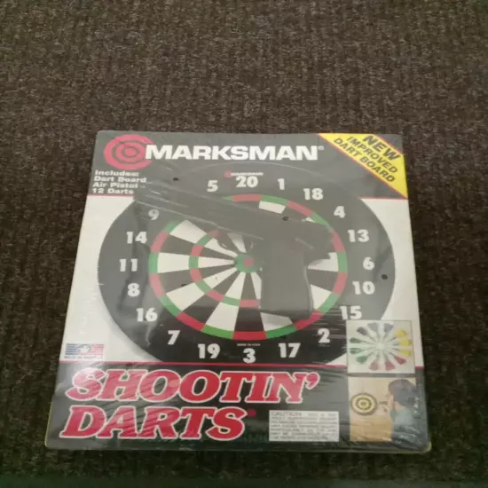 Vintage New in Box Marksman Shootin' Darts Game Model 1300