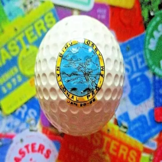 vtg - BING CROSBY NATIONAL PRO AM - Logo Golf Ball - Pebble Beach - PGA Tour