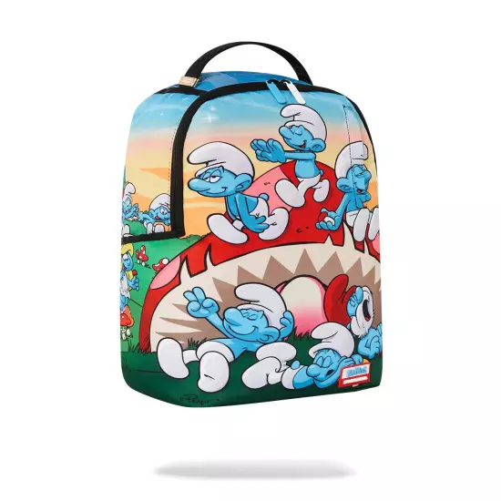 Sprayground Smurfs Mushroom School Bag Backpack