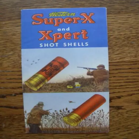 VINTAGE WESTERN SUPER X AND EXPERT BROCHURE F57 CATALOG