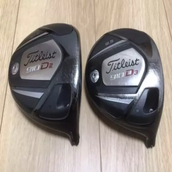 2Set!! Titleist 910D2 10.5 degree & 910D3 9.5 degree Driver Heads Only