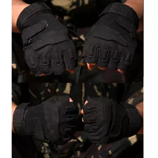 Tactical Half Finger Gloves Military Shooting Gloves Outdoor Sport Gloves