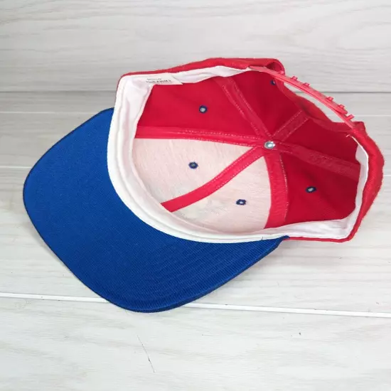 Vtg South Carolina Stingrays ECHL Minor League Hockey Hat Cap Snapback Red USA