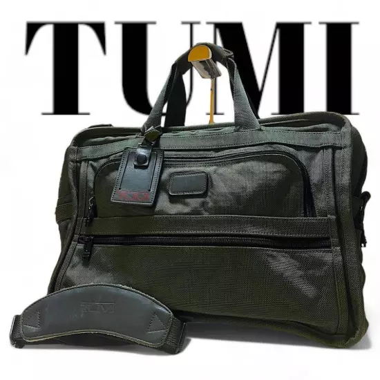 Moss Green Business Bag Tumi Briefcase With Shoulder